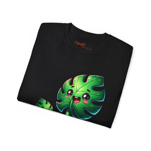 Cute Monstera Leaf Tee - Ultra Cotton Women Top - Dipaliz - T-shirts