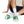 Abstract Green Men’s Pu Slide Sandals - Summer - Dipaliz