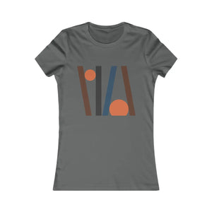 Modern Women’s Favorite Tee - Abstract Lines - Dipaliz - T-shirts