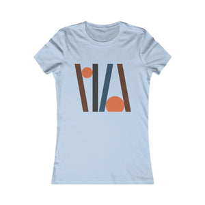 Modern Women’s Favorite Tee - Abstract Lines - Dipaliz - T-shirts