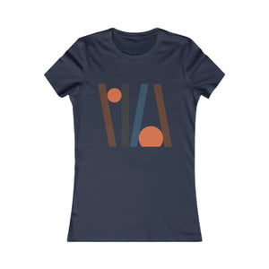 Modern Women’s Favorite Tee - Abstract Lines - Dipaliz - T-shirts