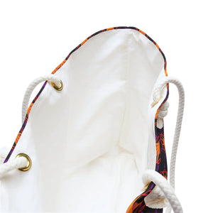 Vibrant Polyester Weekender Bag - Abstract Orange Pattern - Dipaliz - Tote Bags