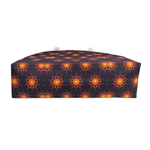 Vibrant Polyester Weekender Bag - Abstract Orange Pattern - Dipaliz - Tote Bags