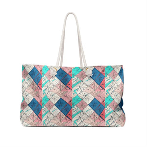 Vibrant Abstract Pattern Weekender - Polyester Travel Tote - Dipaliz - Bags