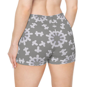 Abstract Pattern Women’s Shorts - Moisture Wicking - Dipaliz