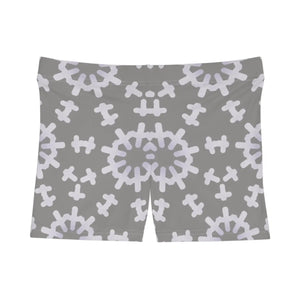 Abstract Pattern Women’s Shorts - Moisture Wicking - Dipaliz