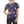 Navy Blue Abstract Pattern Women’s Tee - Polyester - Dipaliz - T-shirts