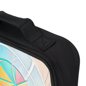 Chic Neoprene Lunch Bag - Abstract Pink Pattern - Dipaliz - Bags