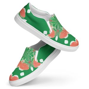 Bold Abstract Canvas Shoes Women’s Slip Casual - Dipaliz - Sneakers
