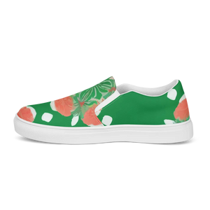 Bold Abstract Canvas Shoes Women’s Slip Casual - Dipaliz - Sneakers