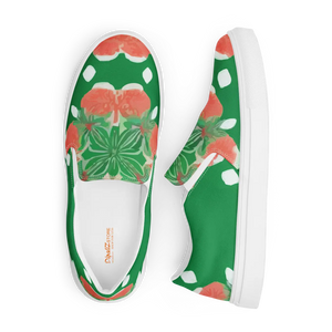 Bold Abstract Canvas Shoes Women’s Slip Casual - Dipaliz - Sneakers