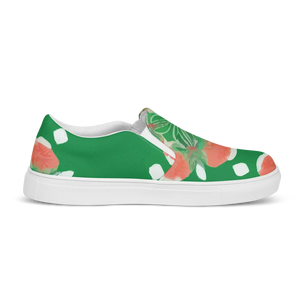 Bold Abstract Canvas Shoes Women’s Slip Casual - Dipaliz - Sneakers