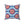 Abstract Red Polyester Square Pillow - Spun - Dipaliz - Throw Pillows