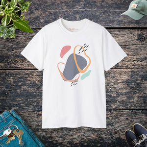 Bold Abstract Unisex Ultra Cotton Tee - Modern Style - Dipaliz - T-shirts