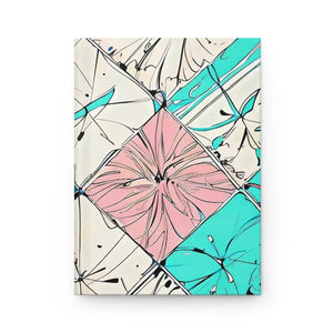 Paper Products - Hardcover Journal Matte Abstract Square Pattern by Dipaliz