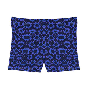 Abstract Star Pattern Women’s Shorts - Moisture Wicking - Dipaliz