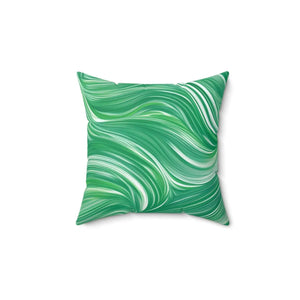Abstract Wavy Pattern Polyester Square Pillow - Dipaliz - Throw Pillows