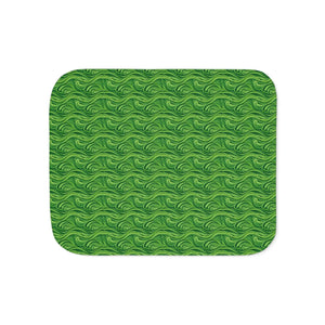 Abstract Wavy Sherpa Blanket – Warm Throw - Dipaliz - Blankets