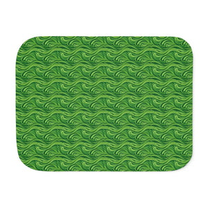 Abstract Wavy Sherpa Blanket – Warm Throw - Dipaliz - Blankets