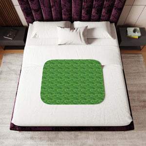 Abstract Wavy Sherpa Blanket – Warm Throw - Dipaliz - Blankets