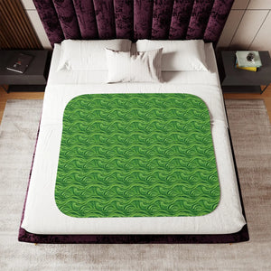 Abstract Wavy Sherpa Blanket – Warm Throw - Dipaliz - Blankets