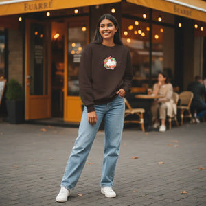 Dipaliz Acorn Energy Duck Crewneck Sweatshirt Cotton Blend - Sweatshirts - m