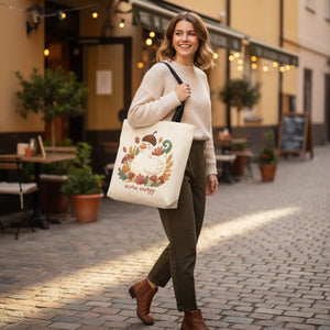 Dipaliz Acorn Energy Duck Tote Bag Cotton Canvas Shopper - Bags