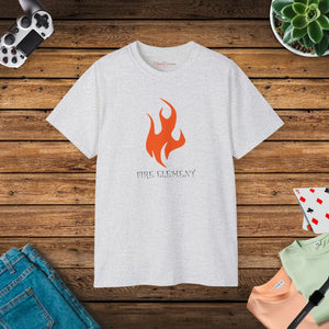Bold Fire Element Tee - Ultra Cotton Meditation Shirt - Dipaliz - T-shirts