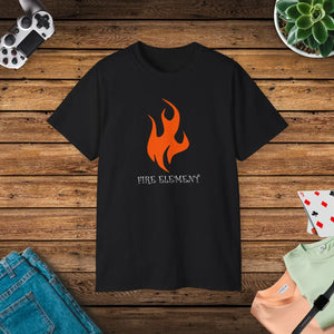 Bold Fire Element Tee - Ultra Cotton Meditation Shirt - Dipaliz - T-shirts