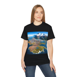 Alaska is Calling Ultra Cotton Tee - Adventure Design - Dipaliz - T-shirt
