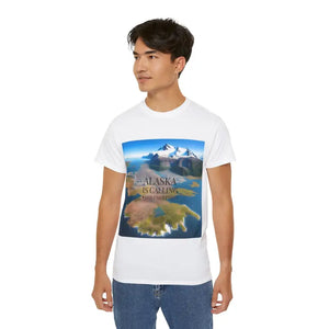 Alaska is Calling Ultra Cotton Tee Bold Adventure Design - Dipaliz - T-shirts