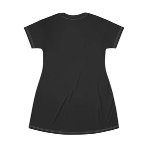 Love Hearts T-shirt Dress – Chic Casual Wear - Dipaliz - Dresses - Xs