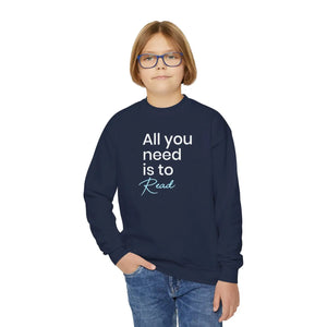 Cozy Youth Crewneck Sweatshirt - Cotton Blend - Dipaliz - Sweatshirts