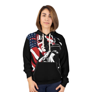 American Flag Unisex Pullover Hoodie - Streetwear - Dipaliz - Hoodies