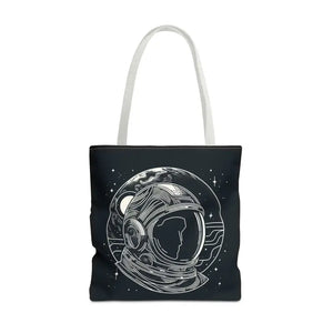Astronaut Tote Bag - Space Print All Over Design - Dipaliz - 18’’ × / White - Bags