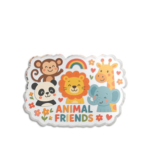 Dipaliz Animal Friends Acrylic Cutout Kids Room Statue - Sculptures & Statues