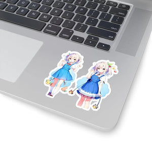 Vibrant Anime Style Girls Kiss Cut Stickers - Vinyl - Dipaliz - Decorative