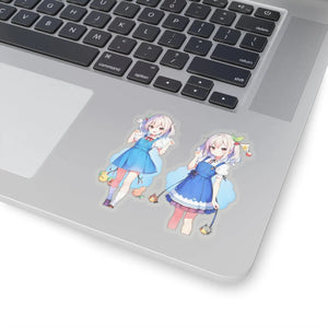 Vibrant Anime Style Girls Kiss Cut Stickers - Vinyl - Dipaliz - Decorative
