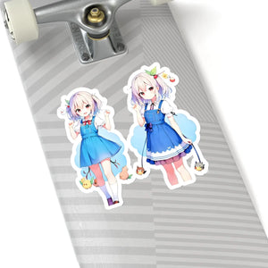 Vibrant Anime Style Girls Kiss Cut Stickers - Vinyl - Dipaliz - Decorative