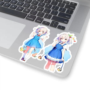 Vibrant Anime Style Girls Kiss Cut Stickers - Vinyl - Dipaliz - Decorative