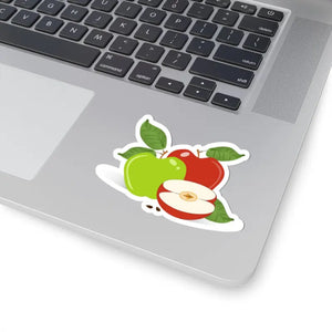 Paper Products - Kiss Cut Stickers - Apple Design Vinyl Decals - Dipaliz