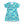 Aqua Blue Geometric Shirt Dress – Bamboo Cotton - Dipaliz - Dresses - Xs
