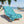 Blue Abstract Pattern Beach Towel - Cotton Loop Backing - Dipaliz - Towels