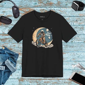 Astronaut on Moon Jersey Short Sleeve Tee - Unisex Style - Dipaliz - Black / s - T-shirts