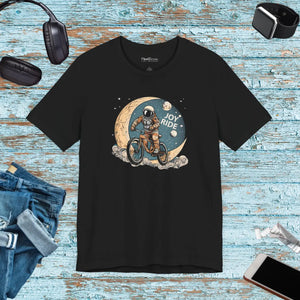 Soft Jersey Short Sleeve Tee - Astronaut on Moon - Dipaliz - T-shirts