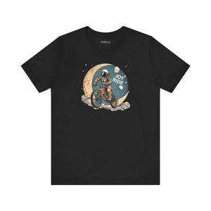 Soft Jersey Short Sleeve Tee - Astronaut on Moon - Dipaliz - T-shirts