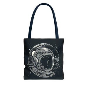 Stylish Astronaut Tote Bag Space Print Travel Accessory - Dipaliz - Bags
