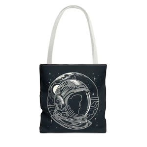 Stylish Astronaut Tote Bag Space Print Travel Accessory - Dipaliz - Bags