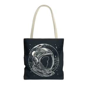 Stylish Astronaut Tote Bag Space Print Travel Accessory - Dipaliz - Bags