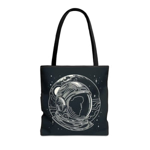 Stylish Astronaut Tote Bag Space Print Travel Accessory - Dipaliz - Bags